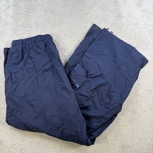 Vintage Nike Windbreaker Pants Mens XL Navy Baggy Y2K Unlined Drawstring Gym